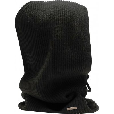 Kašmírová tmavě šedá čepice/kapuce od Seeberger Balaklava – Zboží Dáma