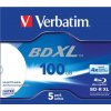 8 cm DVD médium Verbatim BD-R XL 100GB 4x, jewel, 5ks (43789)