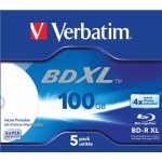 Verbatim BD-R XL 100GB 4x, jewel, 5ks (43789) – Zbozi.Blesk.cz