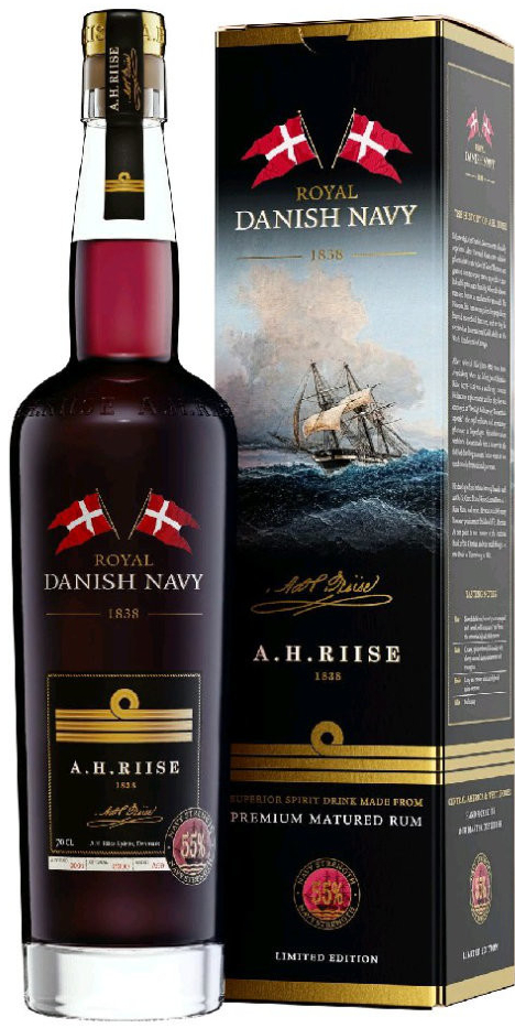 A.H.Riise Royal Danish Navy Strength 55% 0,7 l (karton)