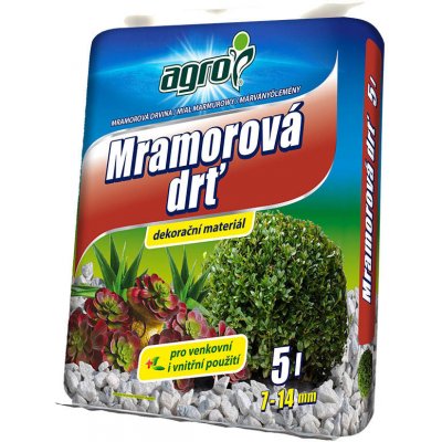 Mramorová drť (7-14 mm) 5L – Sleviste.cz