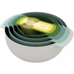 Joseph Joseph Sada zeleno-žlutých plastových misek s odměrkami Nest, 9 ks – Hledejceny.cz