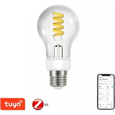 IMMAX NEO SMART LED filamentová žárovka E27, 5W teplá, studená bílá, stmívatelná, Zigbee 3.0, TUYA 07089L