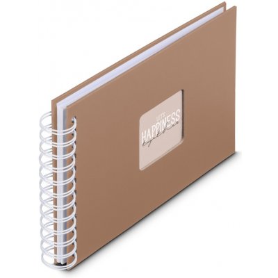 Fotoalbum klasické spirálové Hama FINE ART 24x17 cm, 50 stran, mousse, bílé listy – Sleviste.cz