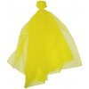 Ostatní společenské hry Goki Žonglovací šátek Šifonový žlutý 140x140cm