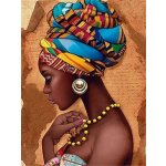 Norimpex Africká žena v turbanu 30 × 40 cm – Sleviste.cz