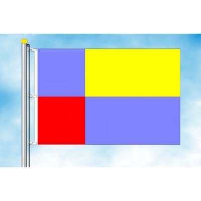 LIBEA, s.r.o. Nitrianský kraj vlajka Rozměr: 150×225 cm, Uchycení: Karabiny na stožár – Hledejceny.cz
