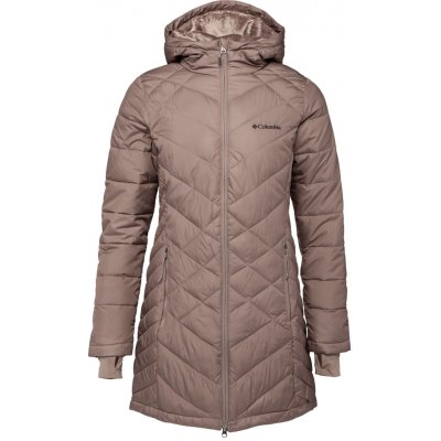 Columbia Heavenly Hooded Long hnědá – Hledejceny.cz
