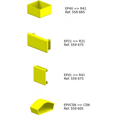 CABLOFIL Koncovka CM559625EP41 PVC plastová – Sleviste.cz