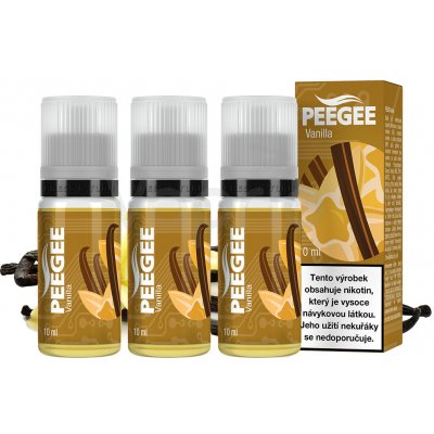 PEEGEE Vanilka 3 x 10 ml 6 mg – Hledejceny.cz