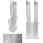 Zásobník na kelímky závěsný plast (2 tuby) 2x6,5cm – Sleviste.cz