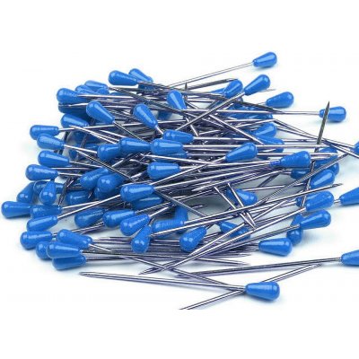 Špendlíky délka 60 mm čalounické Varianta: modrá sytá, Balení: 100 ks – Hledejceny.cz