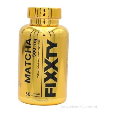 FIXXTY Matcha 500 mg 60 kapslí – Hledejceny.cz
