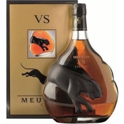 Meukow V.S. Black Tin 40% 0,7 l (holá láhev)