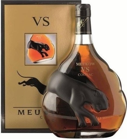 Meukow V.S. Black Tin 40% 0,7 l (holá láhev)