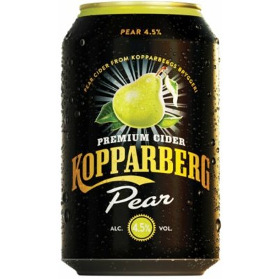 Kopparberg Pear Cider 4,5% 0,33 l (plech) – Sleviste.cz