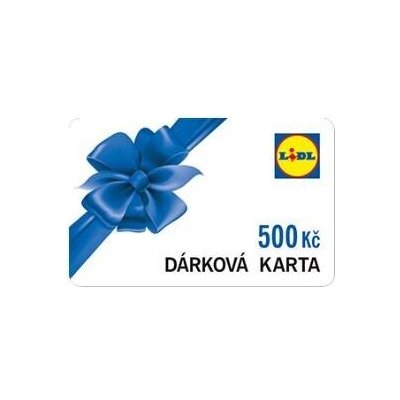Poukázka LIDL 500Kč – Zboží Mobilmania