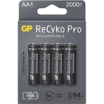 GP ReCyko Pro Professional AA 4Ks B22204 – Zbozi.Blesk.cz