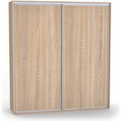 Nábytek Mikulík Dvoudveřová ONYX 140 x 220 cm Dub natur dub sonoma – Sleviste.cz