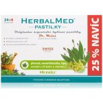 HerbalMed pastilky Jitrocel Mateřídouška Lípa Vitamín C 24+6 pastilek – Hledejceny.cz