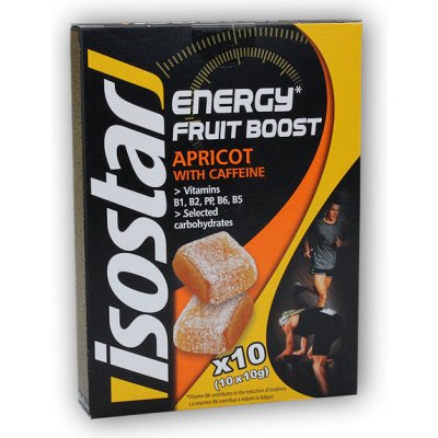 Isostar Fruit Boost Apricot energy with caffein želé bonbóny meruňka 100 g – Zboží Dáma