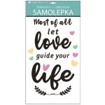 Anděl Přerov Samolepky na zeď s textem Love life 60 x 32 cm – Zboží Dáma