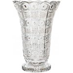 Bohemia Crystal broušená skleněná váza 80838/355mm. Bohatý brus Klasi – Hledejceny.cz