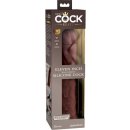 Pipedream King Cock Elite 11 Silicone Dual Density Cock Brown