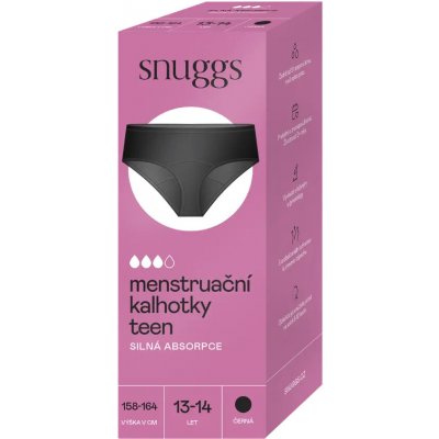 Snuggs Teen na silnou menstruaci černá – Hledejceny.cz