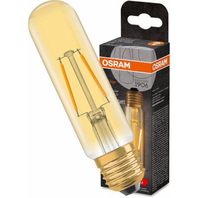 Osram E27 TUBULAR 2,5W = 20W 200 lm 2000K teplá bílá Filament Vintage 1906 – Hledejceny.cz