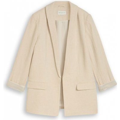 Tom Tailor dámský blazer 1049783 36844 Béžová – Sleviste.cz