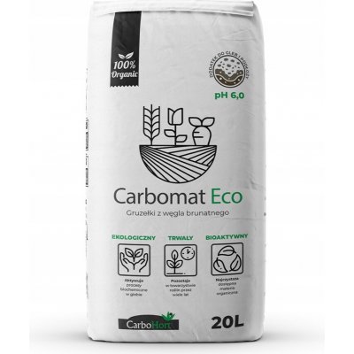 CARBOMAT Hnědé uhlí do půdy ECO 20 L – Hledejceny.cz