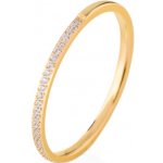 Franco Bene Zirkonový prsten pozlacený 2219 – Zboží Dáma