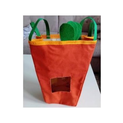 Handmade by Paaja Látkový seník Mrkev cca 24 cm x 11 cm – Zboží Dáma