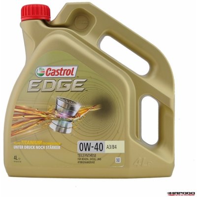 Castrol Edge Titanium FST A3 B4 0W-40 4 l – Hledejceny.cz