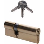 EURO 30/50mm, mosazná, 3 klíče, šroub M5x65mm – Zboží Mobilmania