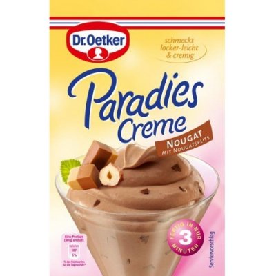 Dr. Oetker Paradies nugátový krém s nugátovými kousy 70,5 g – Zboží Dáma