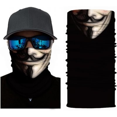 Vendeta Anonymous šátek na obličej či hlavu