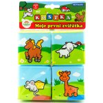 Teddies kostka moje první zvířátka 7 x 7 cm 4 ks v sáčku – Sleviste.cz