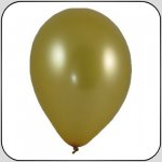 balónek zlatý M 25 cm
