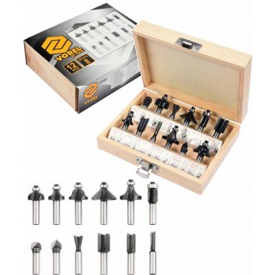 Vorel Sada fréz do dřeva 12 ks – Hledejceny.cz