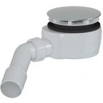 Vaničkový sifon MULTI 90 x 40/50mm nízký nerezová krytka ESLIM90KOCR – Sleviste.cz