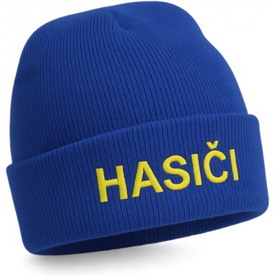 ON-DESIGN Zimní čepice s výšivkou Hasiči královská modrá – Hledejceny.cz