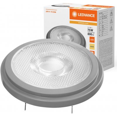 LEDVANCE LED žárovka LED AR111 G53 11.7W = 75W 800lm 3000K Teplá Bílá 12V stmívatelné – Hledejceny.cz