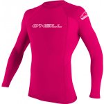 O'Neill Youth Basic Skins L/S Rash watermelon – Zboží Dáma