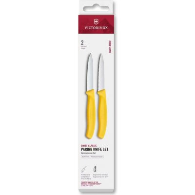 Victorinox Sada kuchyňských nožů na zeleninu SWISS CLASSIC 8 cm 2 ks žlutá6.7698.2C1 – Zboží Mobilmania