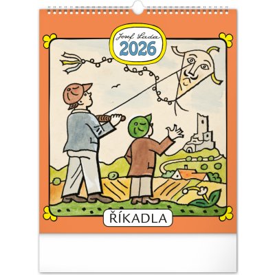 Nástěnný Josef Lada Říkadla 30 x 34 cm 2026 – Zboží Mobilmania