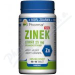 BIO-Pharma Zinek citrát Forte 25 mg 180 tablet – Hledejceny.cz