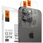 Spigen tR EZ Fit Optik Pro 2 Pack Black iPhone 14 Pro/iPhone 14 Pro Max AGL05205 – Zboží Mobilmania