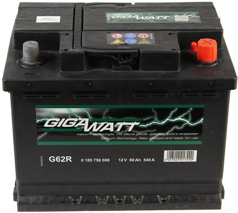 Gigawatt 12V 60Ah 540A 0185756008